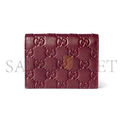 GUCCI GG EMBLEM SMALL WALLET 847207 (11*8.5*3cm)